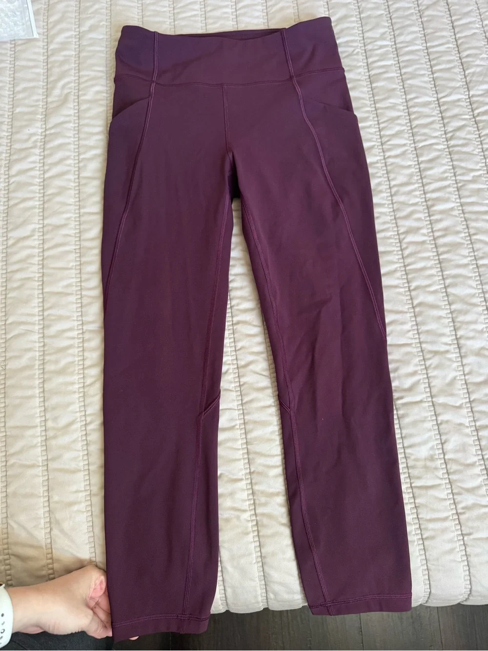 Lulu lemon Plum High-Waist Athletic Leggings  Size 6